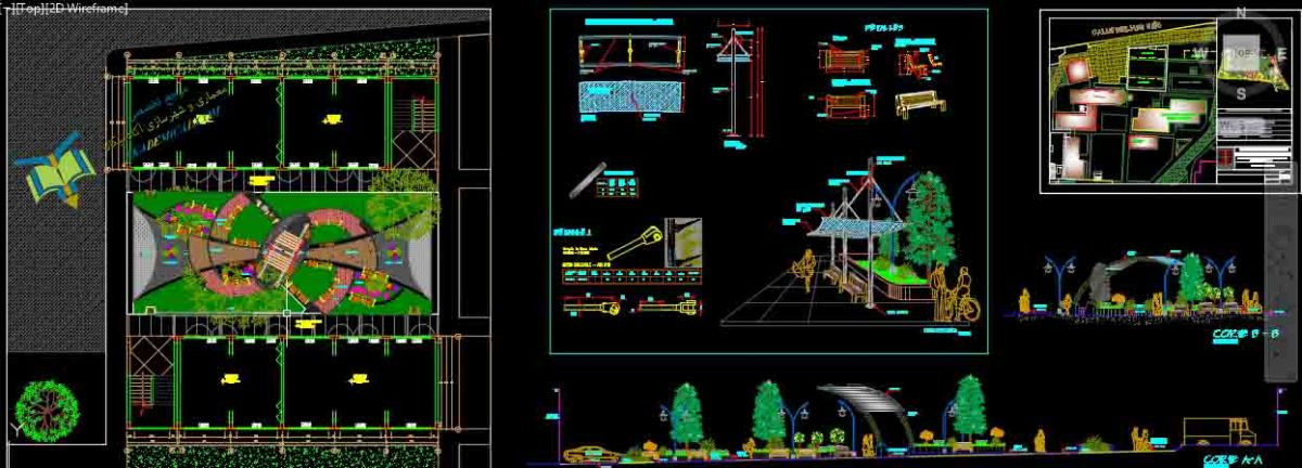 معماری و شهرسازی جزوه آزمون نظام مهندسی بلوک اتوکد طرح برنامه فیزیکی دیاگرام
